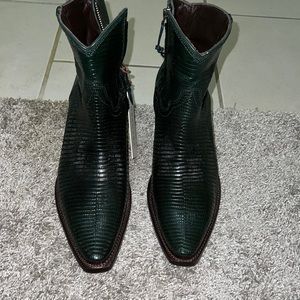Limited edition Green Lizard skin size 9 Tecovas boots.